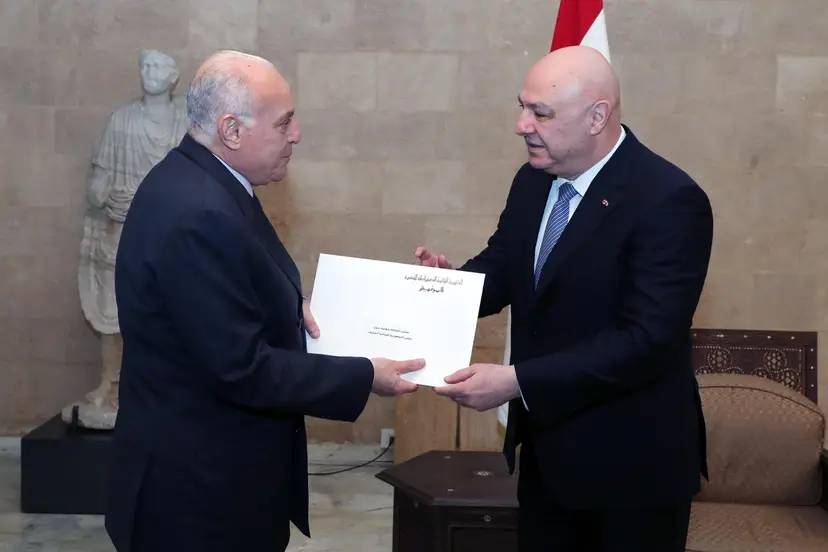 Mr Attaf received by the President of the Lebanese Republic